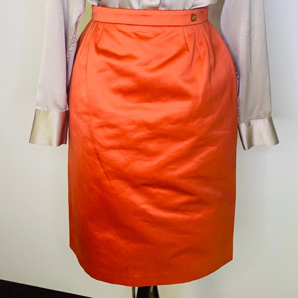 Gucci Pencil Skirt - color: Orange